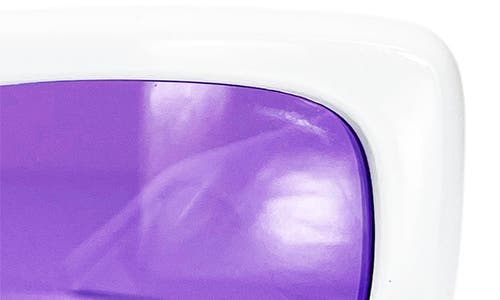 Wisdom Frame 1 52mm Square Sunglasses In White