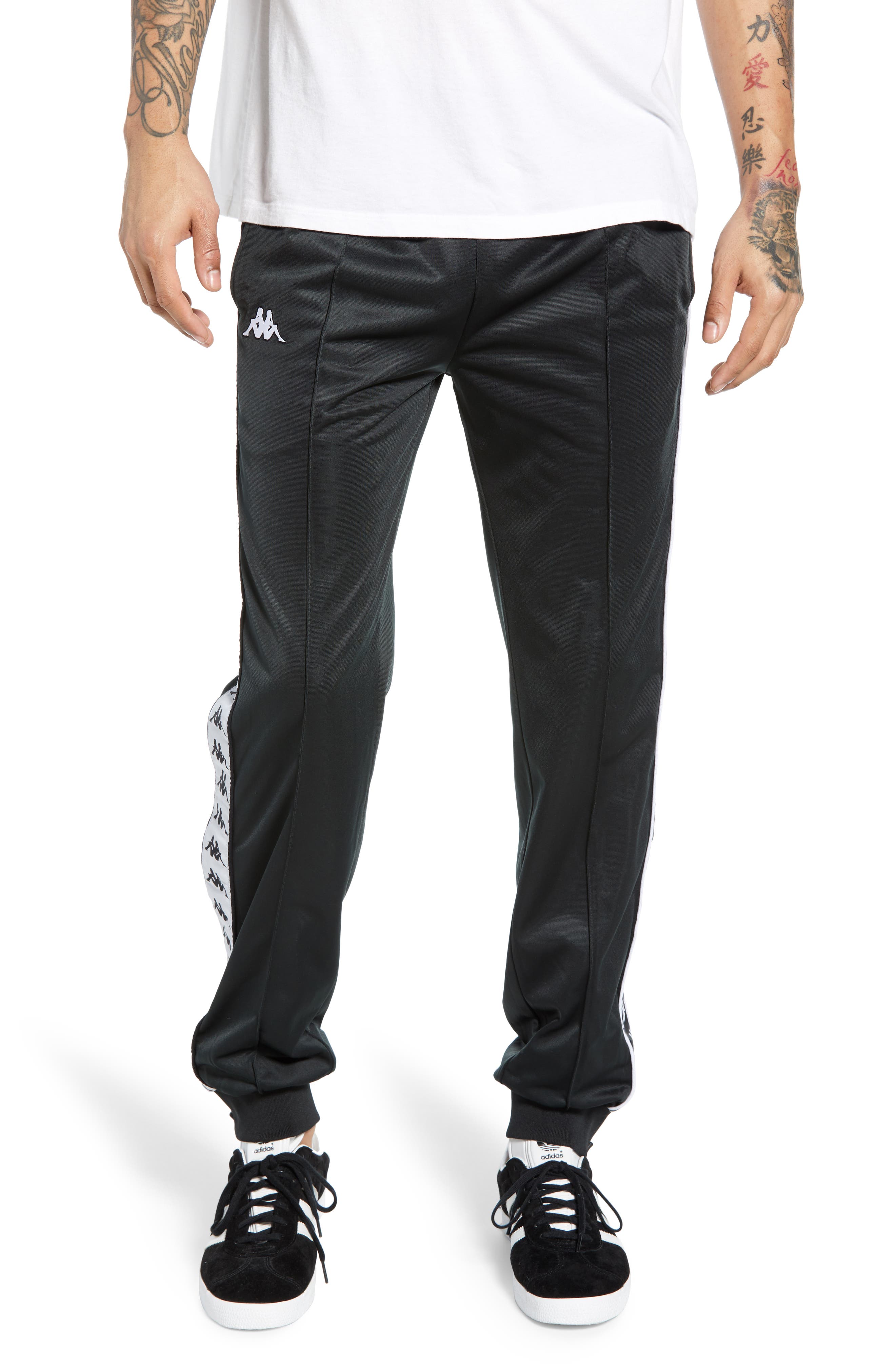 kappa skinny track pants