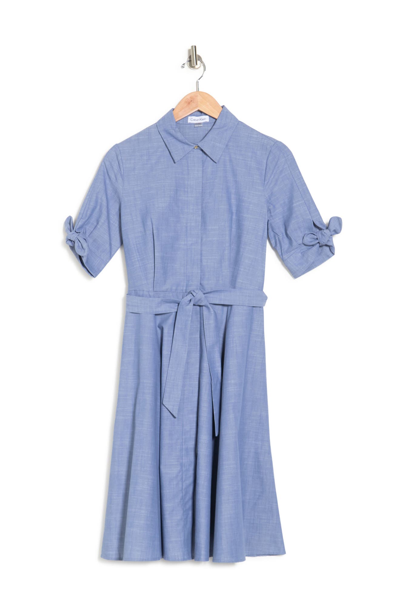 calvin klein chambray dress