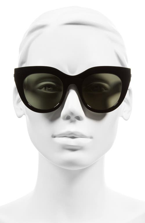 Le Specs Air Heart 51mm Sunglasses In Black/gold