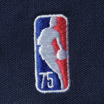 Nike Men's Nike Navy NBA 75th Anniversary Coaches Courtside Full-Snap Jacket