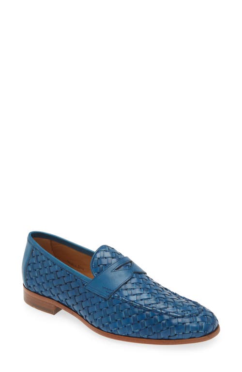 Solomeo Penny Loafer in Jeans