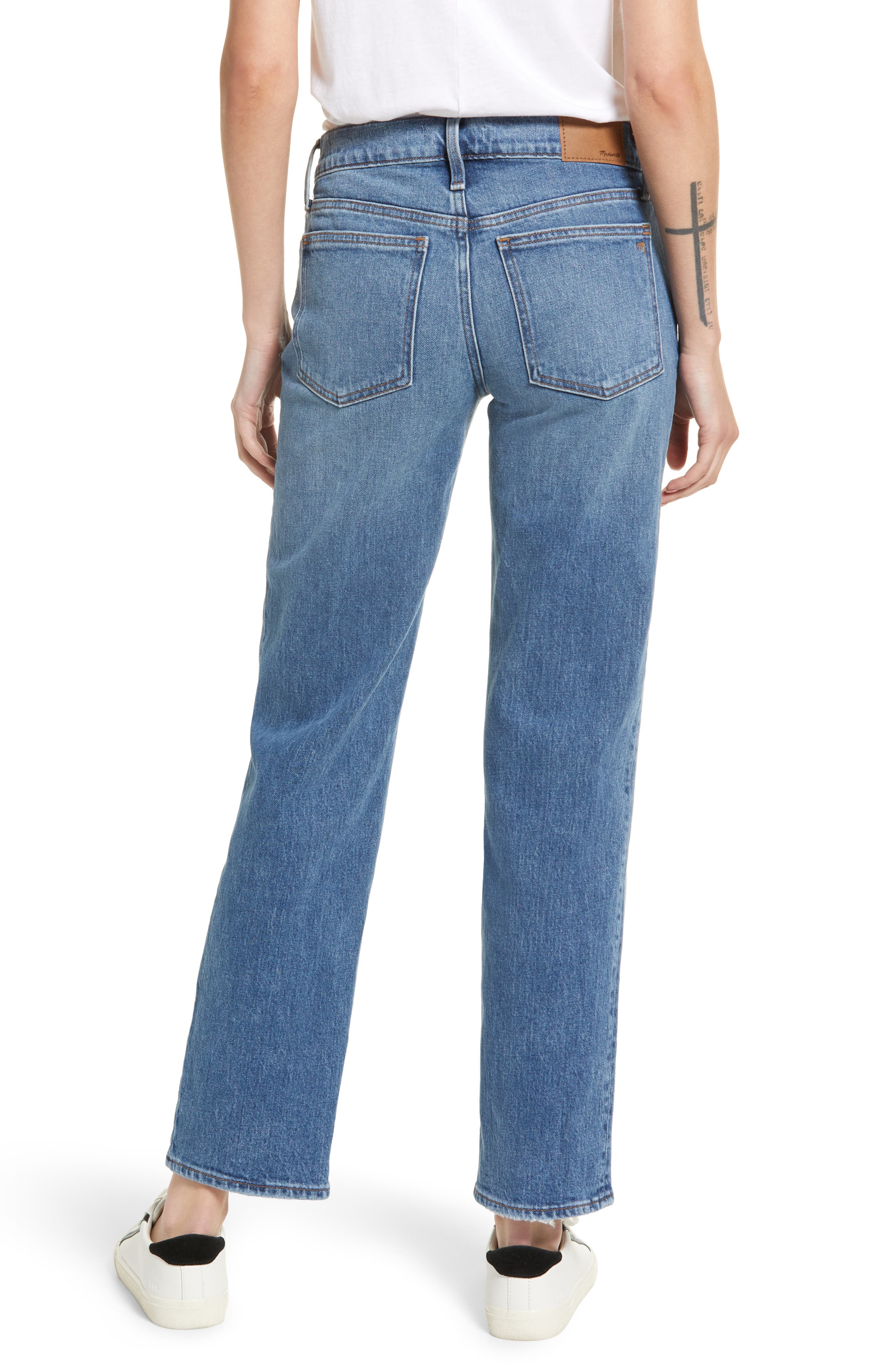 Perfect Straight Low Rise Jeans | Nordstrom