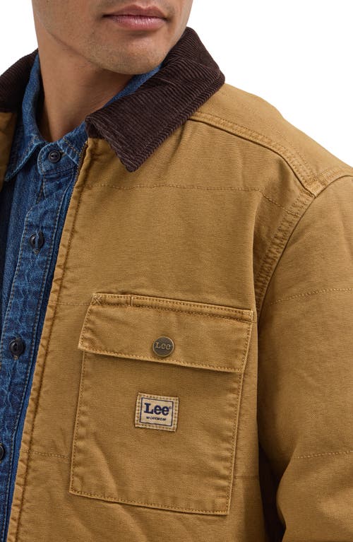 Shop Lee Quilted Workwear Jacket In Glazed Ginger