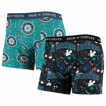 Pair of Thieves Men's Pair of Thieves Gray/Navy Boston Red Sox Super Fit  2-Pack Boxer Briefs Set