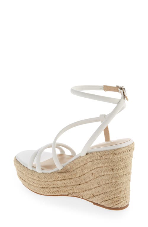 Bp. Cohan Espadrille Platform Wedge Sandal In White