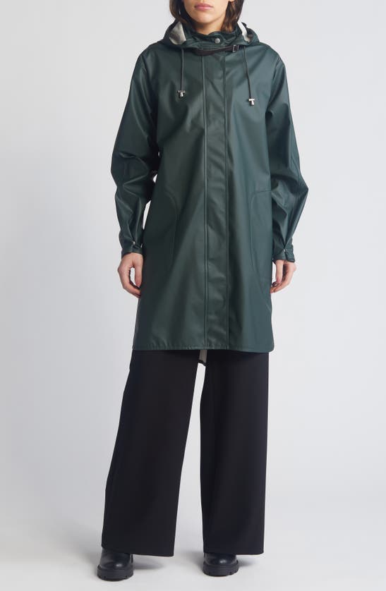 Shop Ilse Jacobsen Hooded Raincoat In Beetle