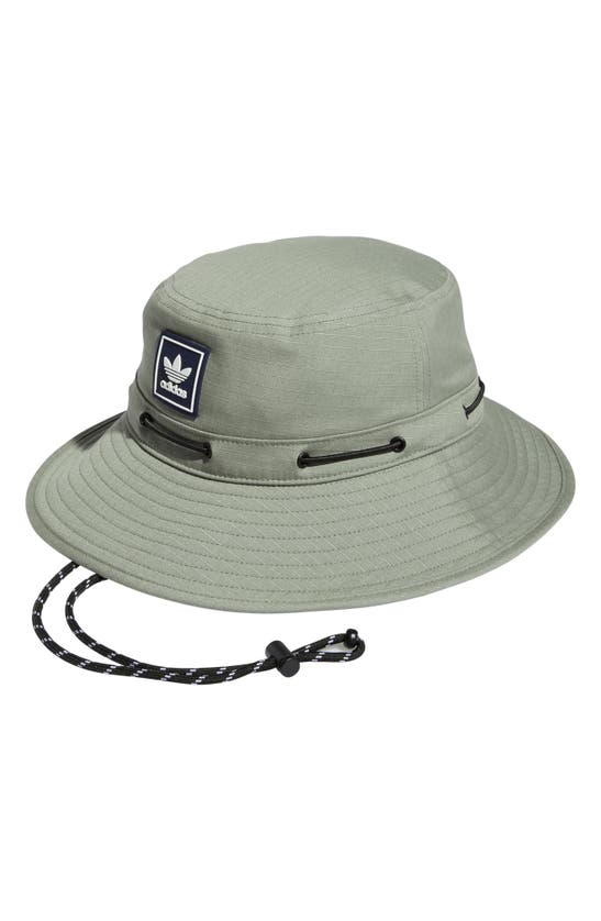 Adidas Originals Utility 2.0 Boonie Bucket Hat In Sage Green-white