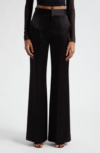 Dylan High Waisted Wide Leg Pant In Black