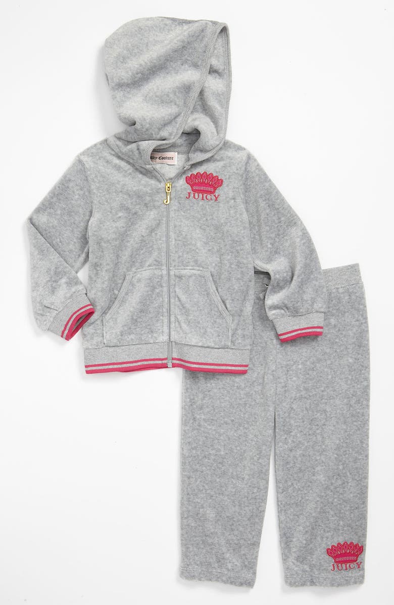 Juicy Couture Velour Sweatsuit (Infant) | Nordstrom