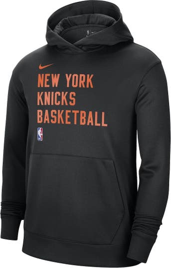 New York Knicks Nike Youth Spotlight Practice Performance Pullover Hoodie -  Blue