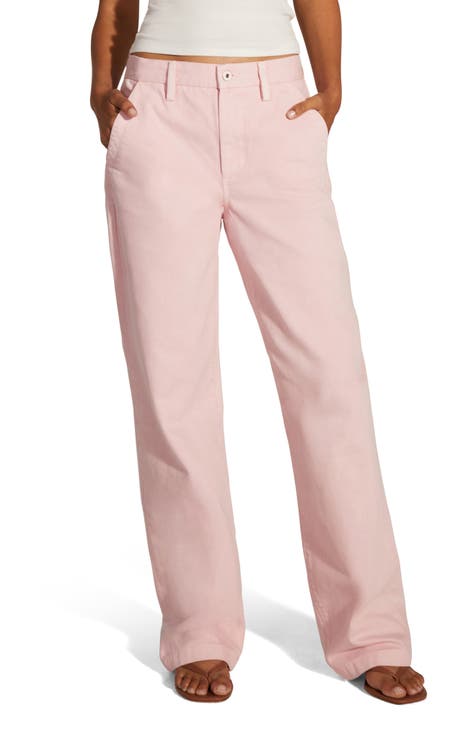 The Taylor Cotton Straight Leg Trousers