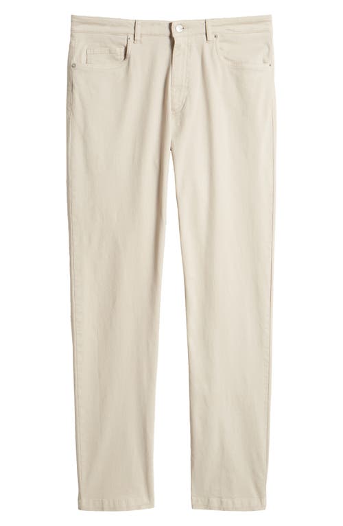 Shop Jack Victor Jackie 5-pocket Stretch Cotton Pants In Light Beige