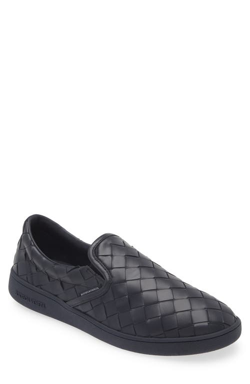Bottega Veneta Sawyer Braided Slip On Sneakers Shoes In Space