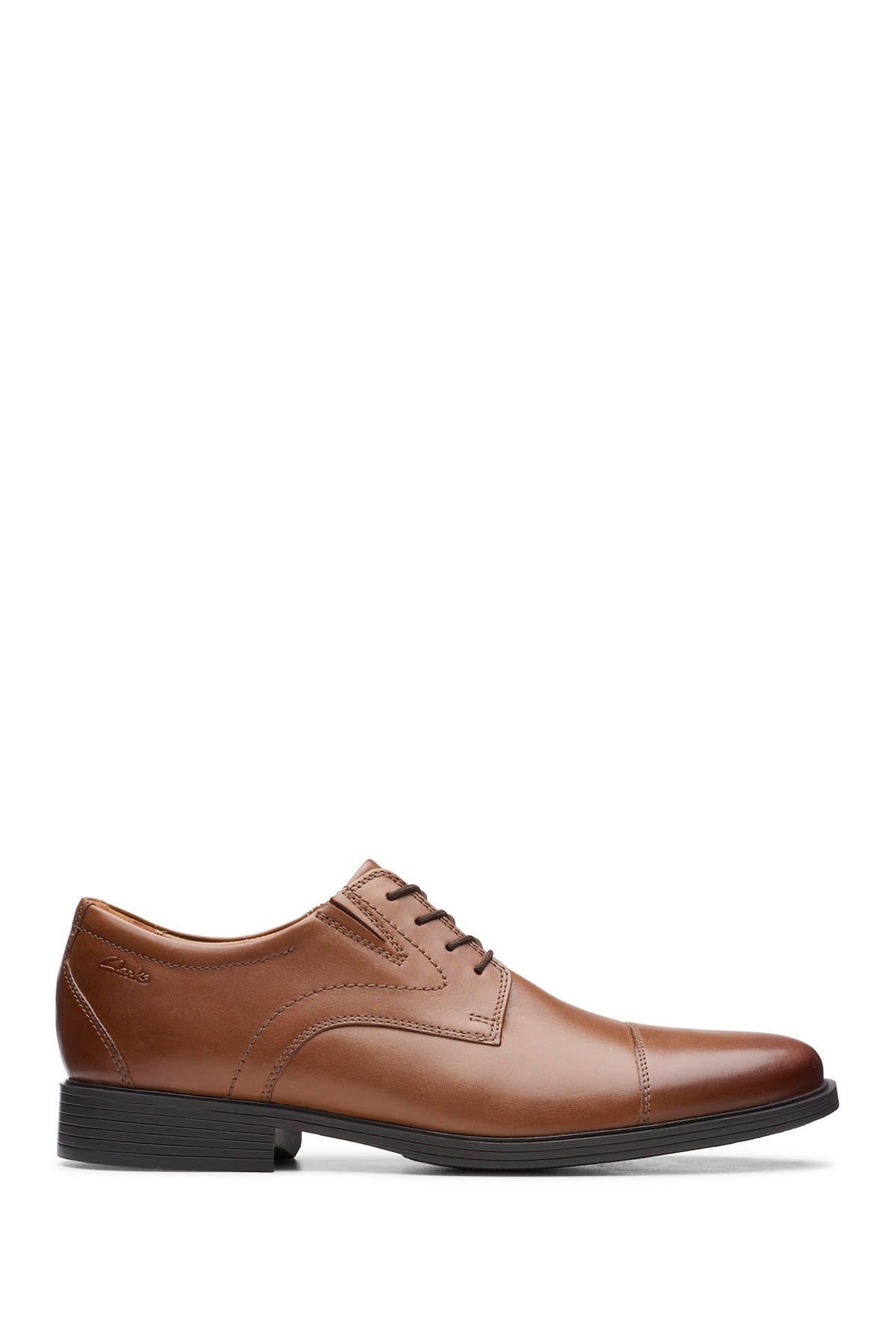 clarks plain toe oxford