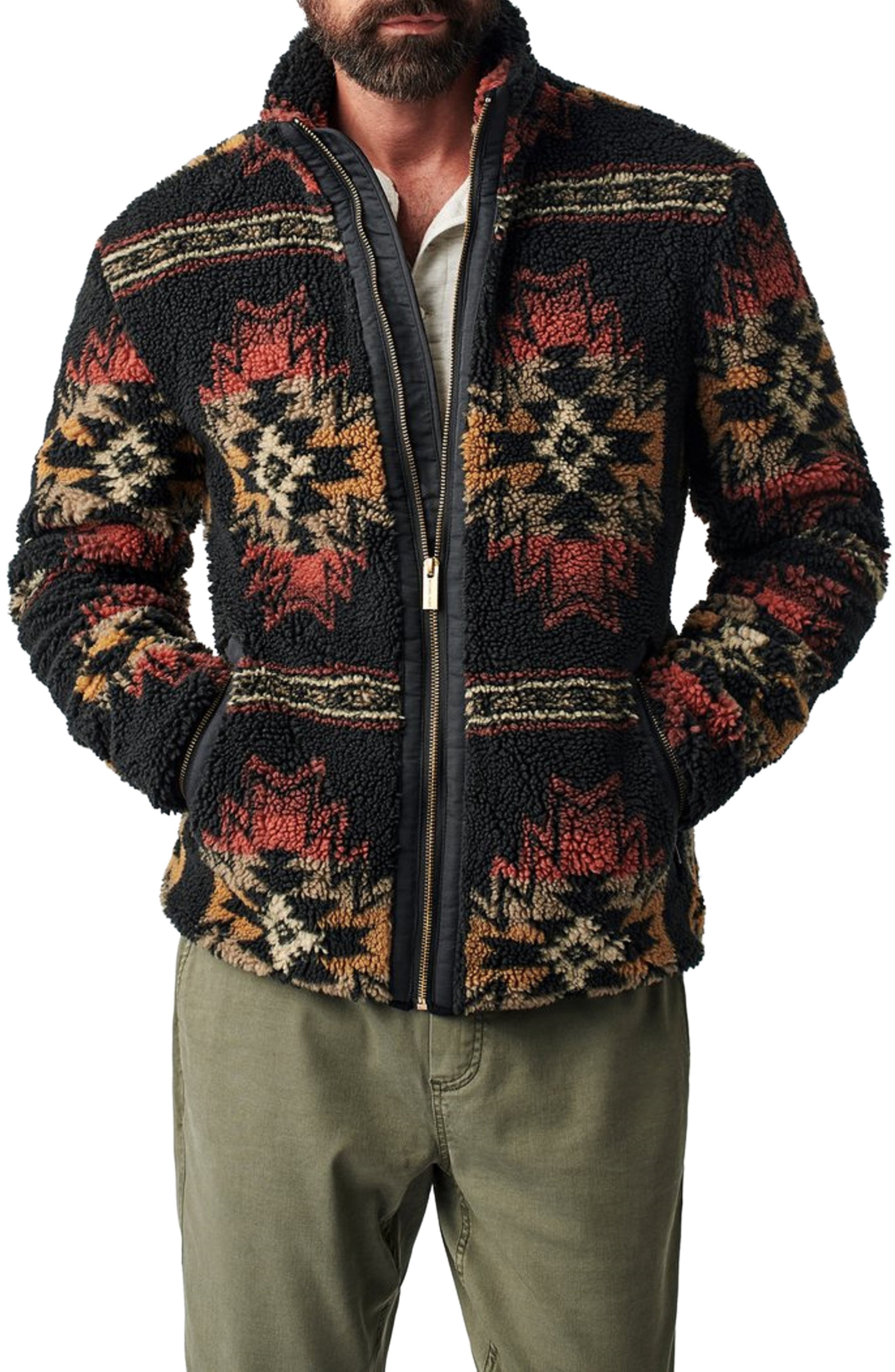 good feather sherpa full zip