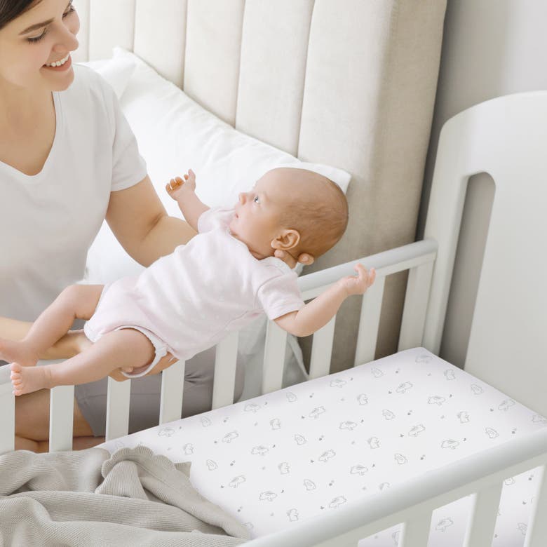 Keababies Isla Fitted Mini Crib Sheets In Bunnies