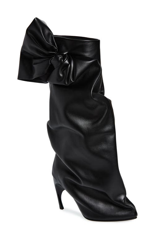 Alexander McQueen Armadillo Bow Boot Black at Nordstrom,