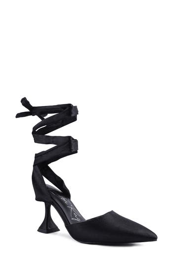 London Rag Fonda Lace-up Pump In Black