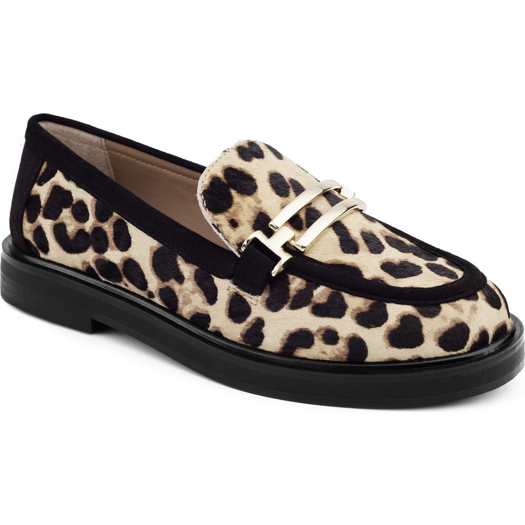 Me Too Fenix Loafer In Natural Multi Leopard