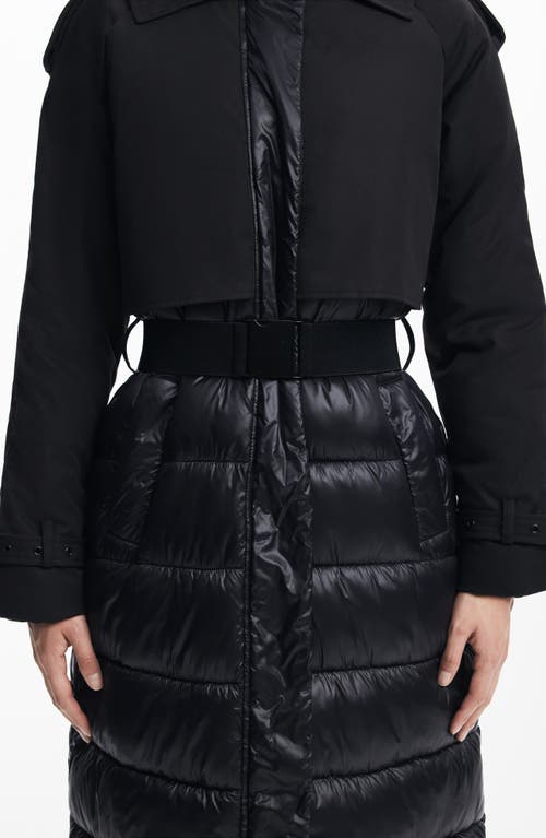 DESIGUAL DESIGUAL ESTOCOLMO LAYERED PUFFER COAT 