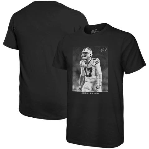 Men's Majestic Threads Jalen Hurts Black Philadelphia Eagles Oversized  Player Image T-Shirt
