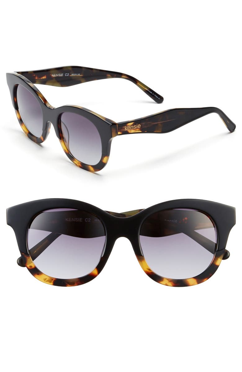 kensie 'Callie' 49mm Cat Eye Sunglasses | Nordstrom