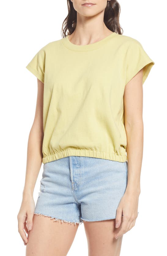 Madewell Banded Muscle Tee In Crisp Pear