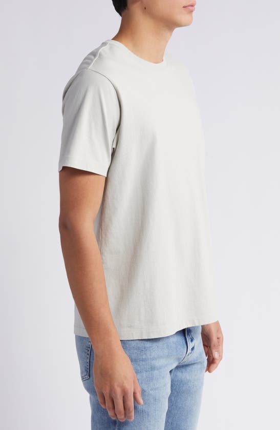 Shop Frame Logo Cotton T-shirt In Mineral Grey