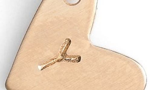 Nashelle 14k-gold Fill Initial Mini Heart Pendant Necklace In Gold/y