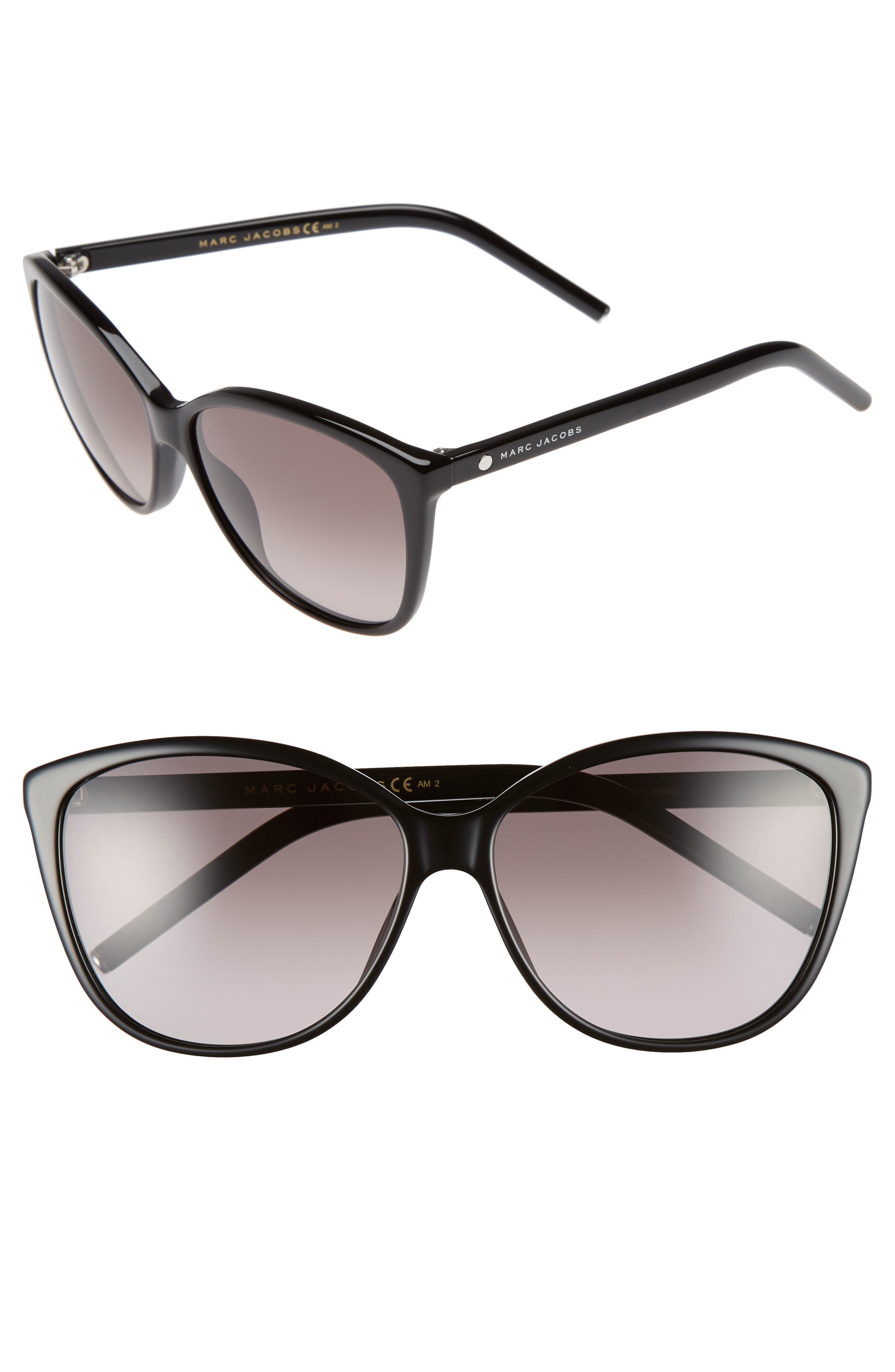 marc jacobs 58mm cat eye sunglasses