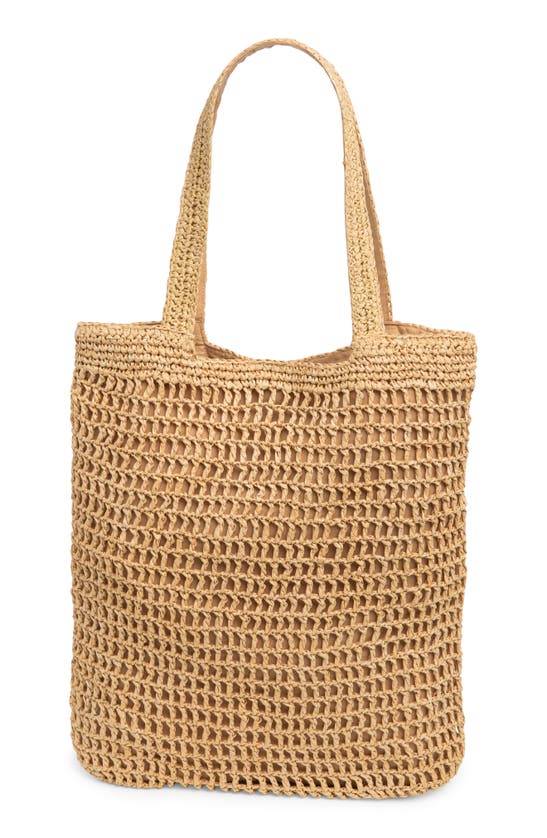 Collection Xiix Straw Tote Bag In Natural