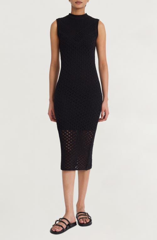 Luxely Mock Neck Midi Sweater Dress Meteorite at Nordstrom,