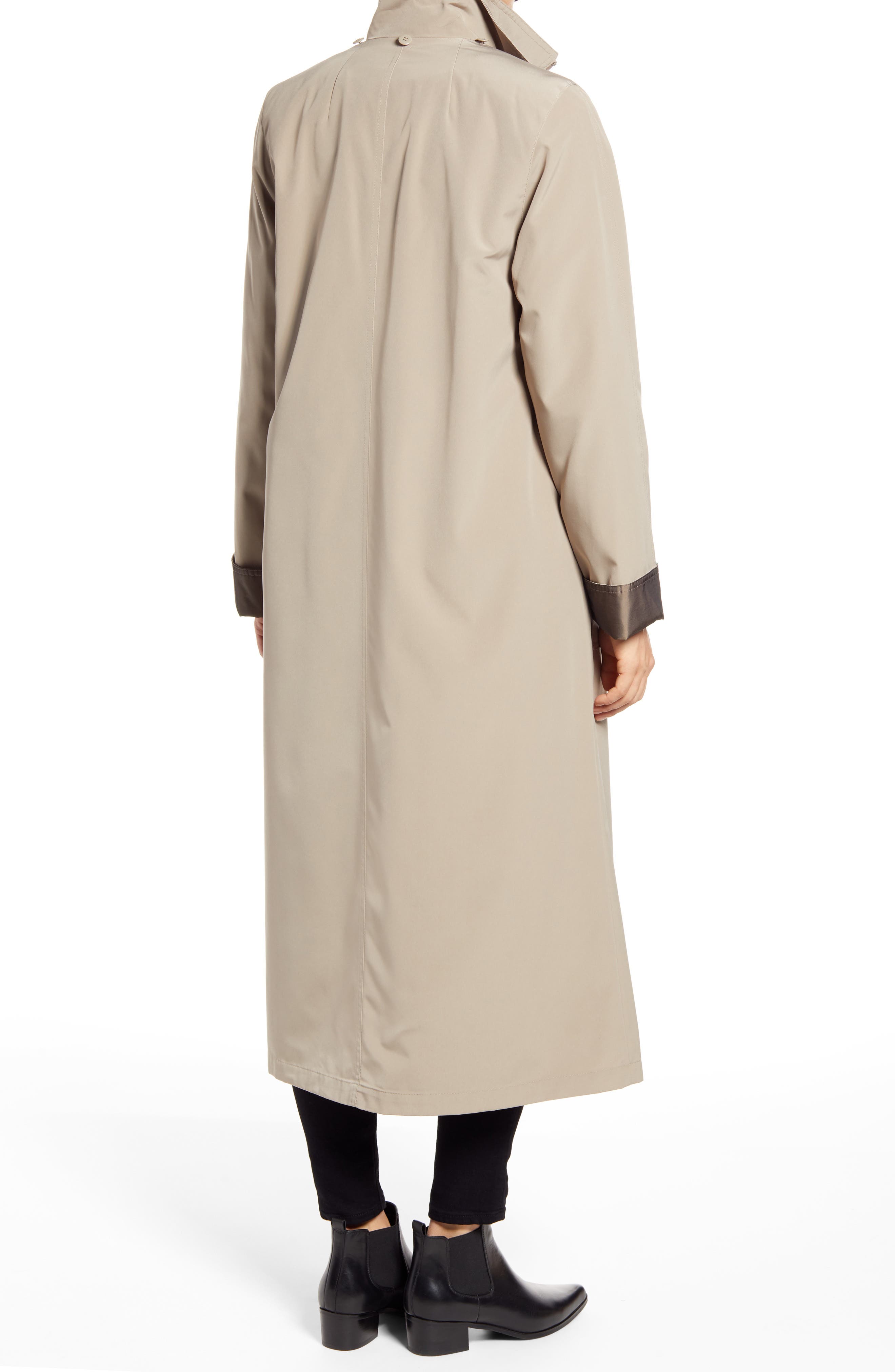 floor length raincoat