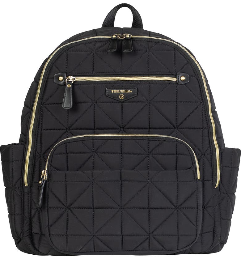 Companion Backpack Quilted Nylon Diaper Bag