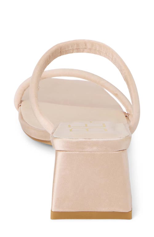 Shop Coconuts By Matisse Jerry Strappy Slide Sandal In Champagne