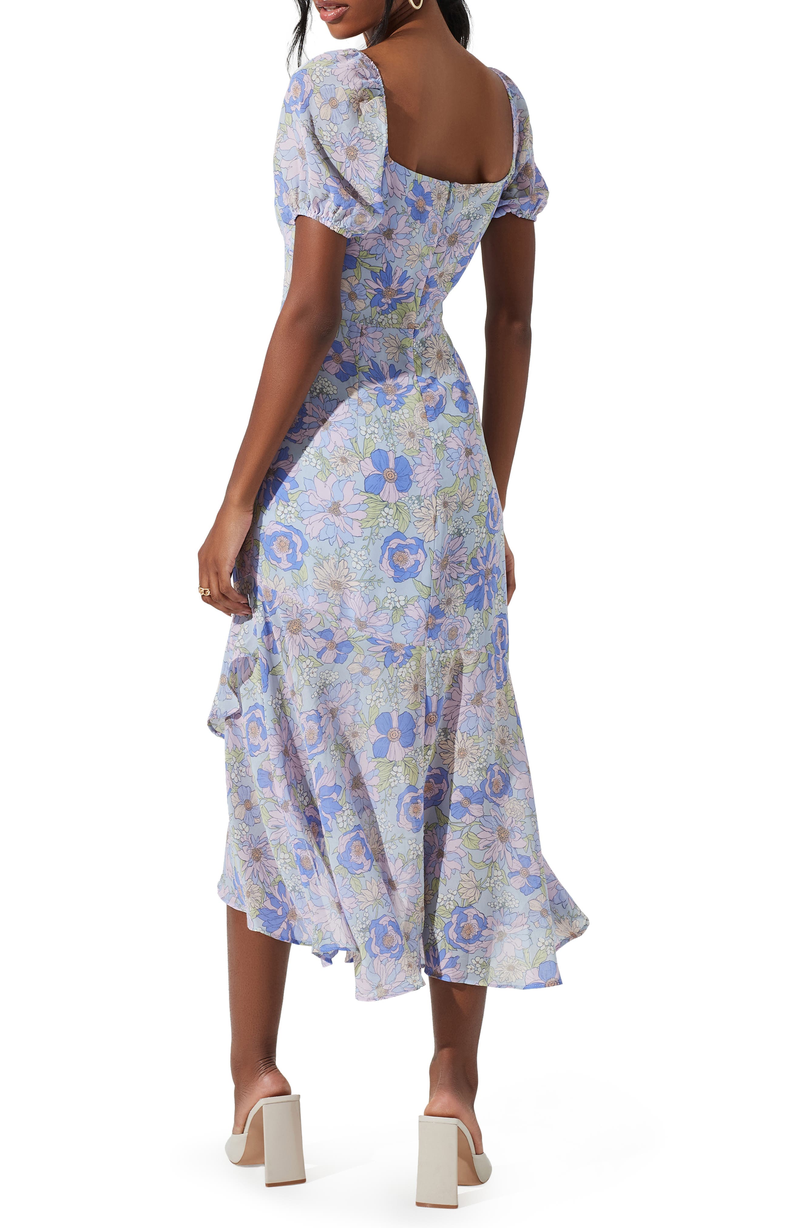 astr the label bow tie ruffle dress