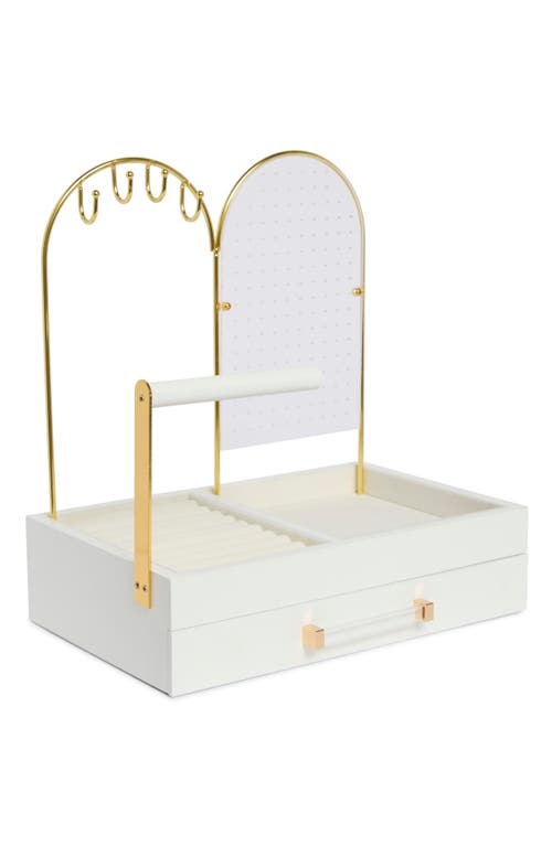 Nordstrom Tiered Jewelry Organizer in White at Nordstrom