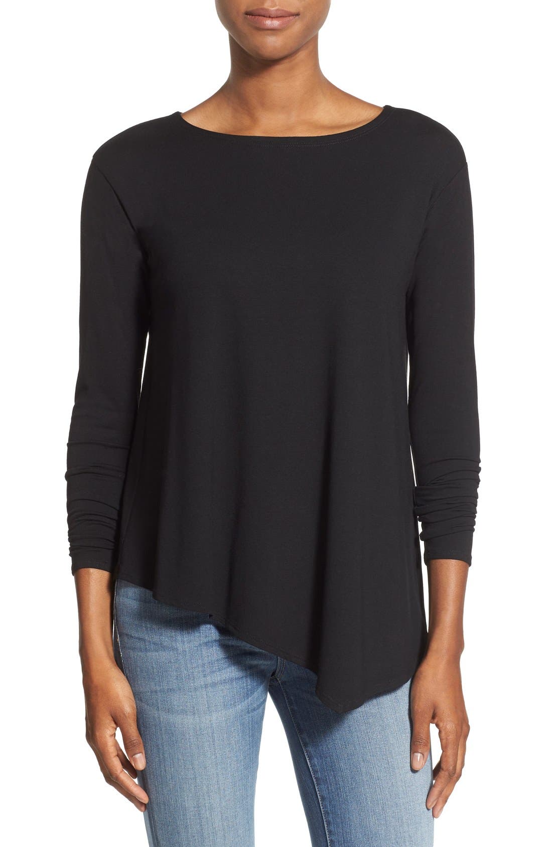 eileen fisher asymmetrical top