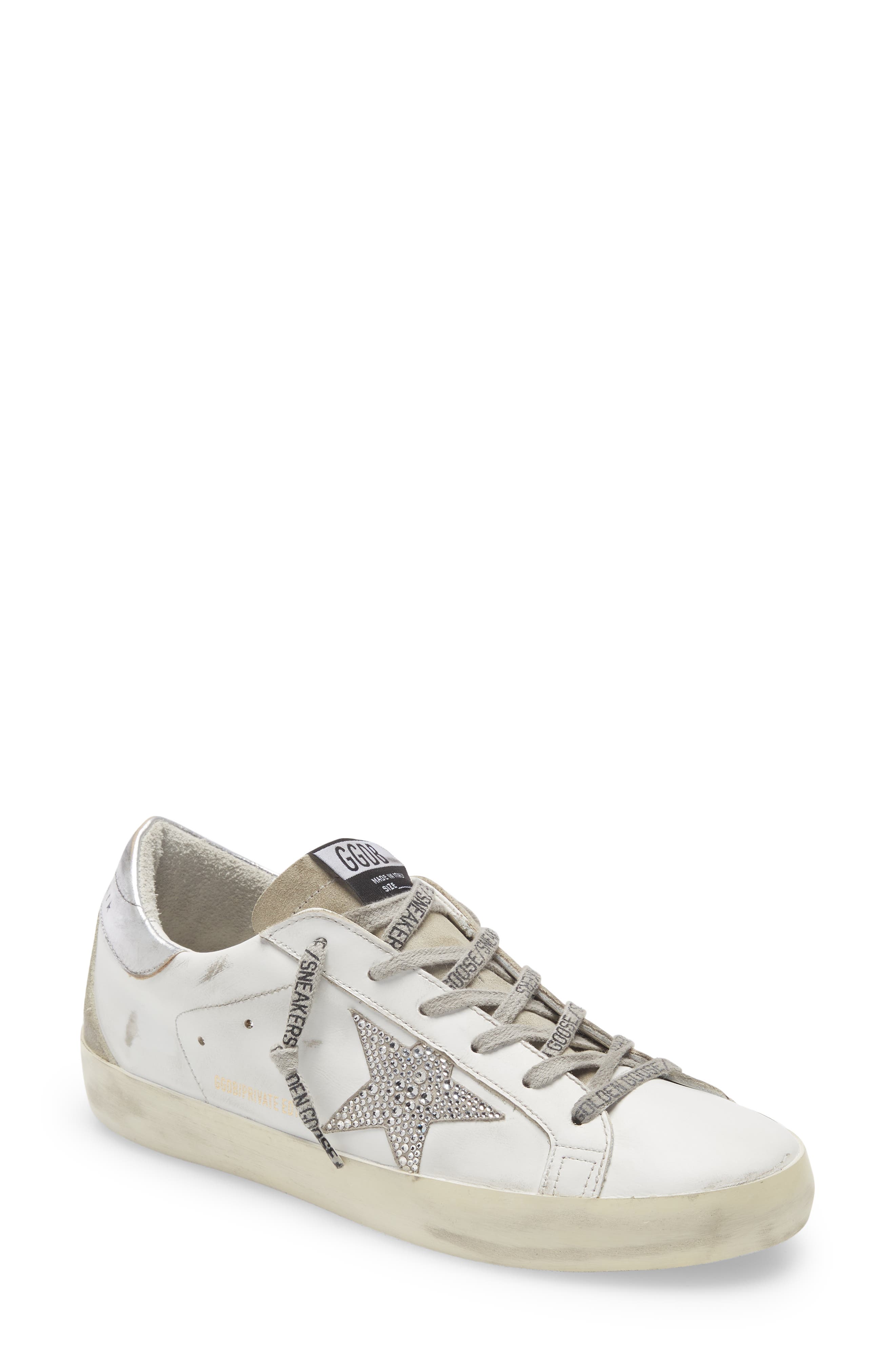 golden goose superstar crystal sneakers