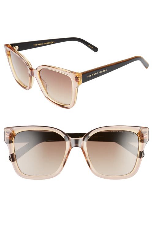 Marc Jacobs 53mm Square Sunglasses In Gold