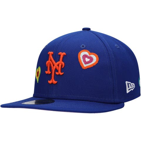 New York Mets Big & Tall Colorblock Full-Snap Jersey - WhiteRoyal