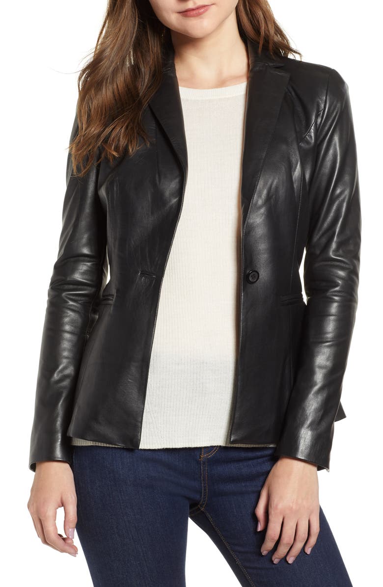 LAMARQUE Viola Leather Jacket | Nordstrom