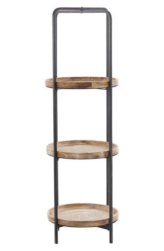 SONOMA SAGE HOME SONOMA SAGE HOME BROWN WOOD TRADITIONAL SHELVING UNIT