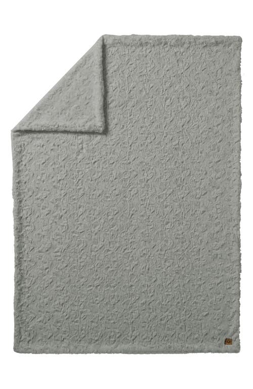 Ugg(r) Adalee Faux Fur Throw Blanket In Seal