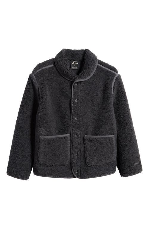 Shop Ugg(r) Elias Uggfluff Fleece Jacket In Ink