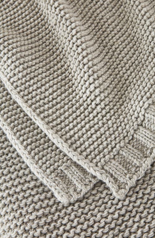 Shop Nordstrom Knit Throw Blanket In Grey Griffin Heather