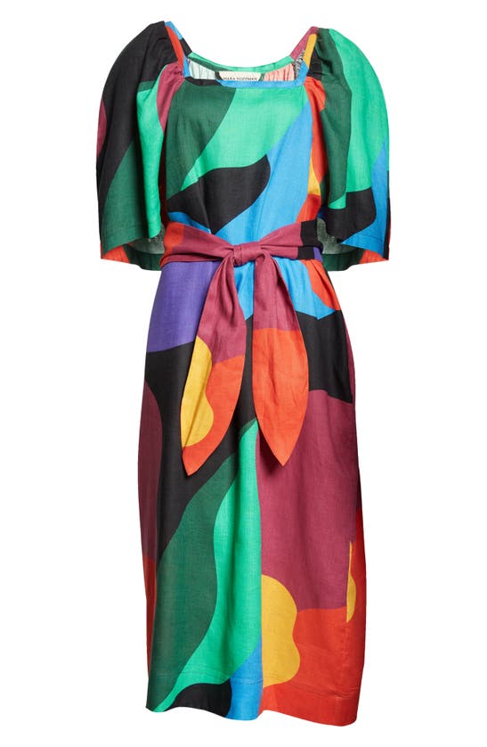 MARA HOFFMAN SARA PRINT HEMP DRESS