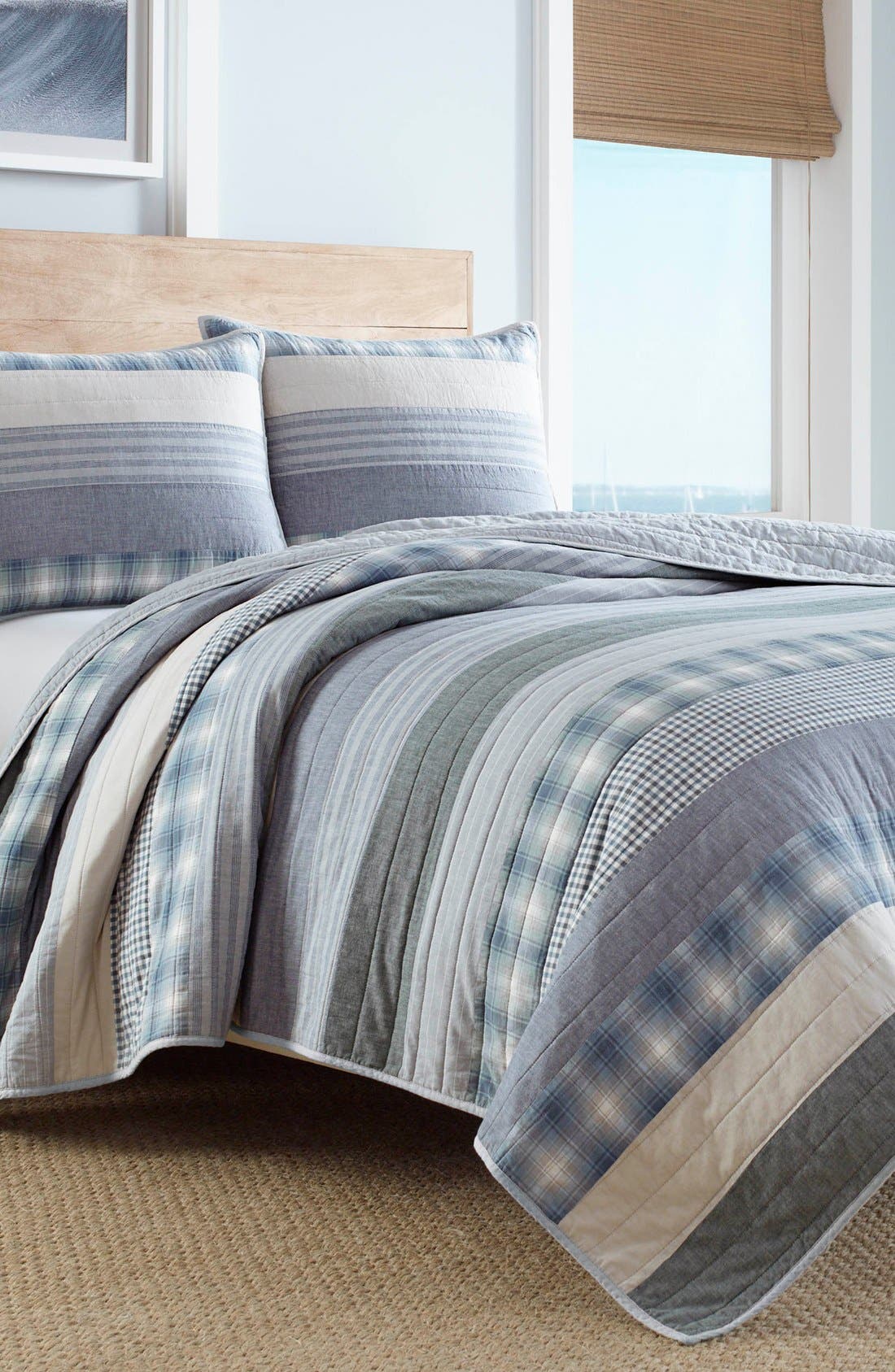 Nautica 'Durham' Reversible Pieced Quilt Nordstrom