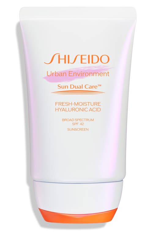 Shiseido Urban Environment Sun Dual Care Fresh-Moisture Broad Spectrum Sunscreen SPF 42 at Nordstrom